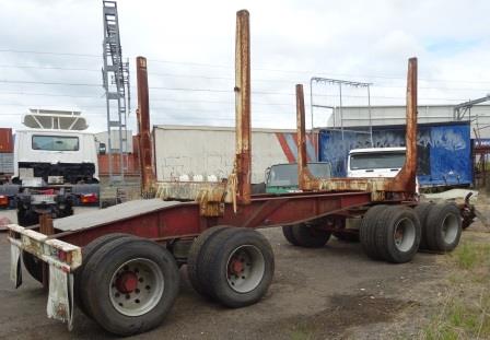 LOG TRAILER 4 AXLE  FOR SALE (USED)