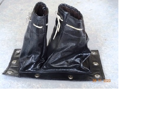 NEW MACK TWIN STICK SHIFT GEAR LEVER LEATHER BOOTS FOR SALE